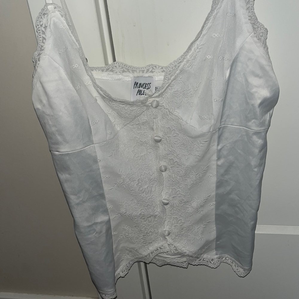 Princess Polly juliana top white